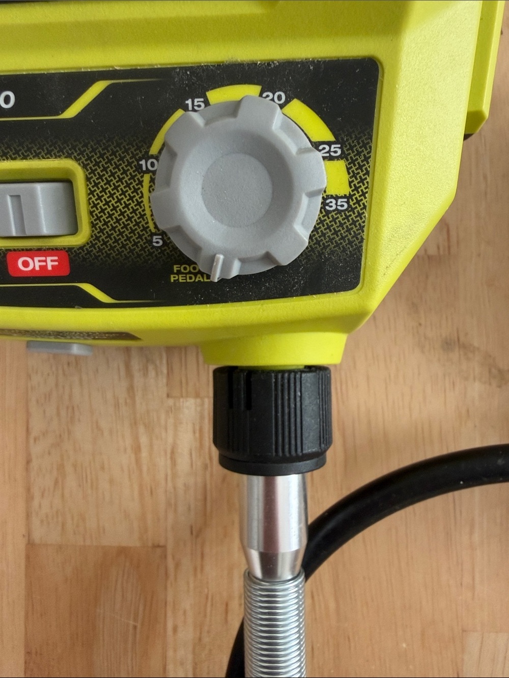 RYOBI Lime Green Variable Speed Rotary Tool - Picture 3 of 5